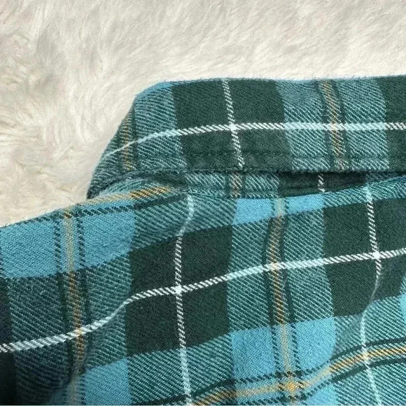 Carter’s Button Up Shirt Collared Plaid  Green & Black Size 4T - Picture 15 of 16